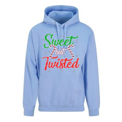 Sweet But Twisted Funny Candy Cane Christmas Meaningful Gift Unisex Surf Hoodie