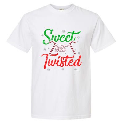 Sweet But Twisted Funny Candy Cane Christmas Meaningful Gift Garment-Dyed Heavyweight T-Shirt