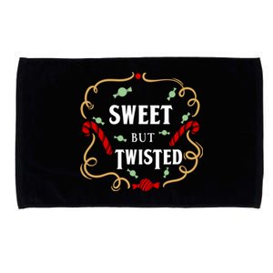 Sweet But Twisted Candy Cane Great Gift Microfiber Hand Towel