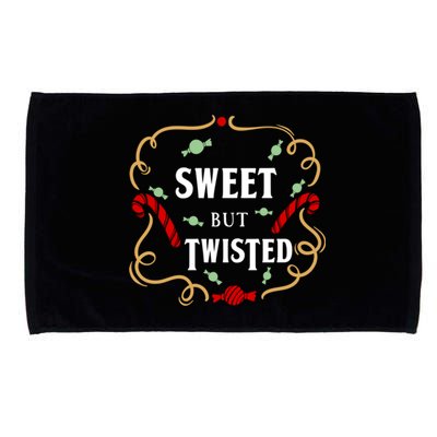 Sweet But Twisted Candy Cane Great Gift Microfiber Hand Towel