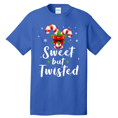 Sweet But Twisted Funny Candy Cane Christmas Gift Tall T-Shirt