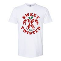 Sweet But Twisted Candy Canes Christmas Holiday Softstyle CVC T-Shirt