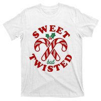 Sweet But Twisted Candy Canes Christmas Holiday T-Shirt