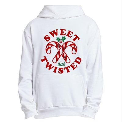 Sweet But Twisted Candy Canes Christmas Holiday Urban Pullover Hoodie