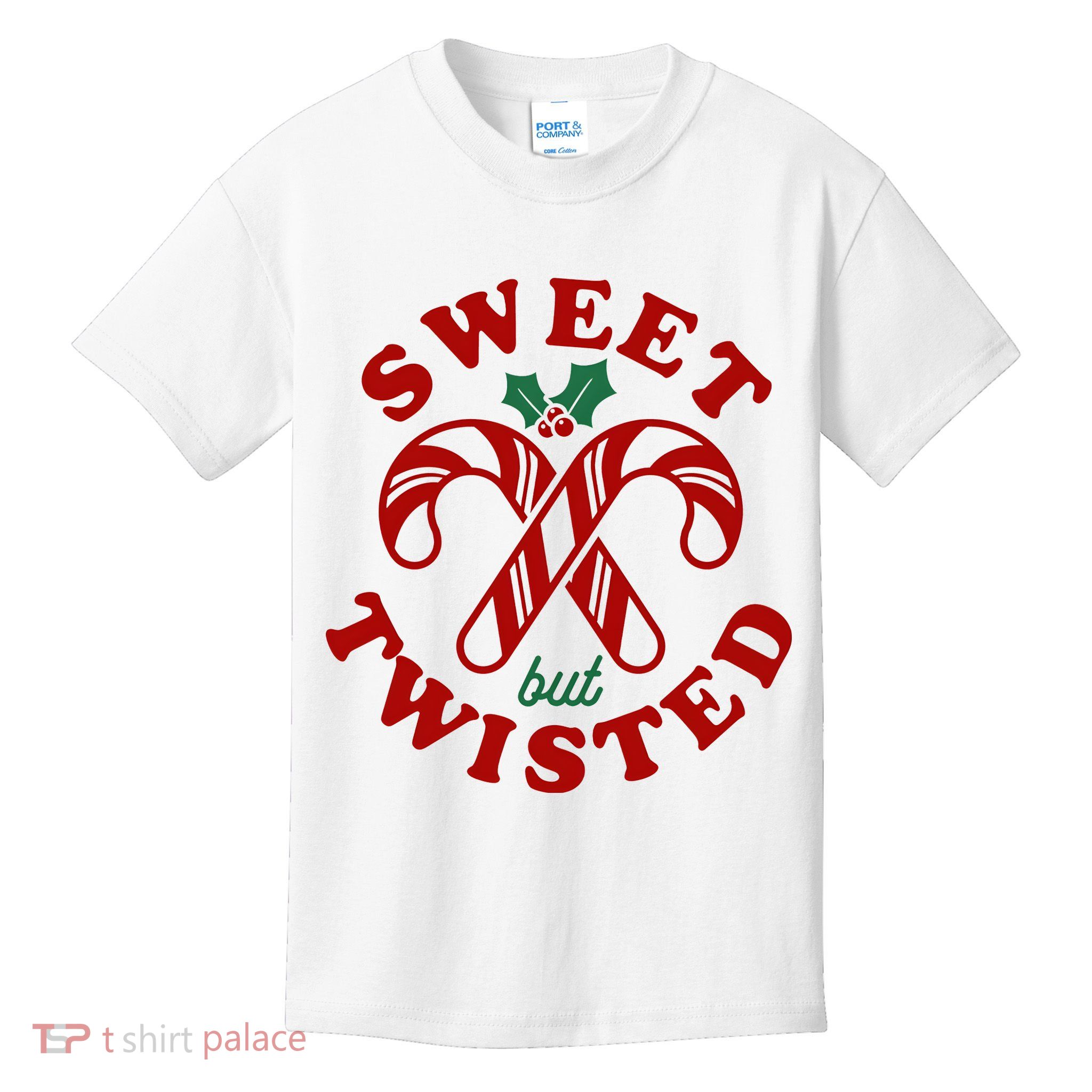 Sweet But Twisted Candy Canes Christmas Holiday Kids T-Shirt