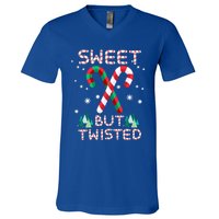 Sweet But Twisted Candy Cane Sweets Candy Christmas Great Gift V-Neck T-Shirt