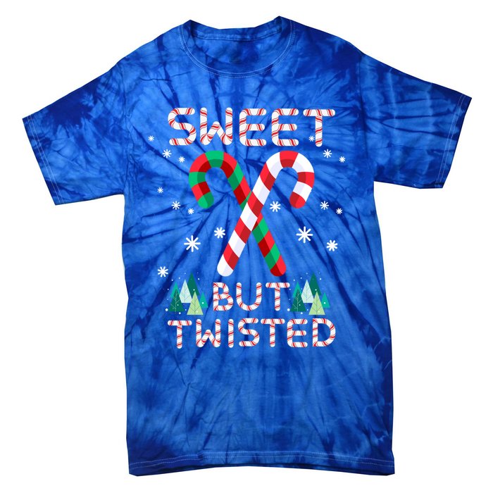 Sweet But Twisted Candy Cane Sweets Candy Christmas Great Gift Tie-Dye T-Shirt