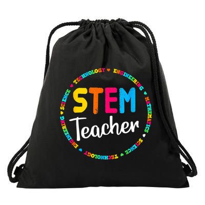 STEAM Back To School Funny STEM Teacher Drawstring Bag
