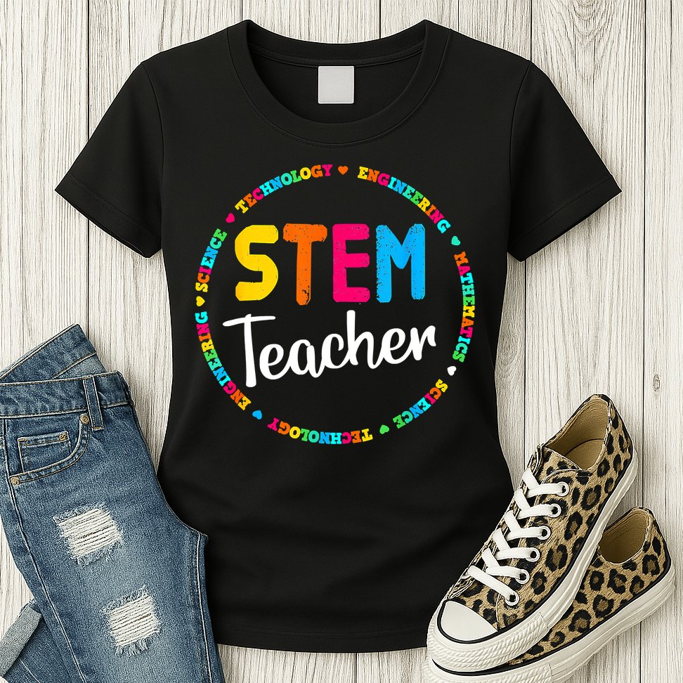 STEAM Back To School Funny STEM Teacher Womens T-Shirt
