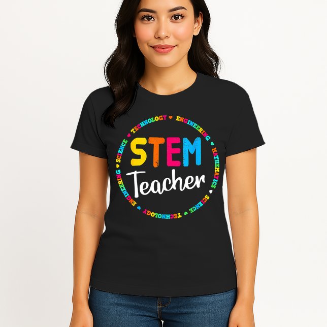 STEAM Back To School Funny STEM Teacher Womens T-Shirt