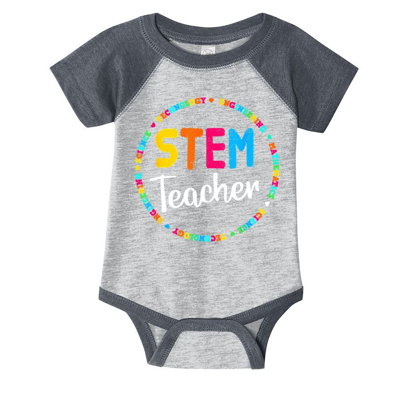 STEAM Back To School Funny STEM Teacher Infant Baby Jersey Bodysuit