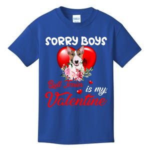 Sorry Bull Terrier Is My Valentine Cute Dog Mom Gift Kids T-Shirt