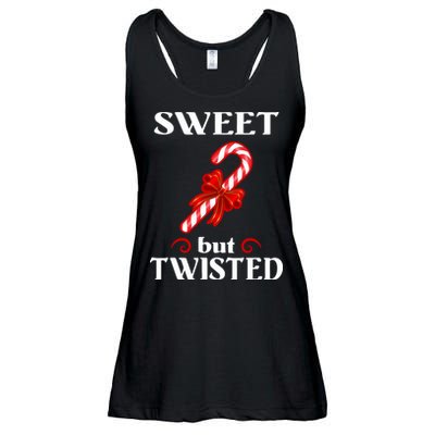 Sweet But Twisted Candy Cane Ladies Essential Flowy Tank