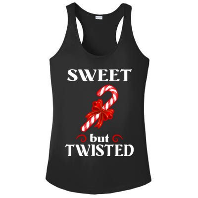 Sweet But Twisted Candy Cane Ladies PosiCharge Competitor Racerback Tank