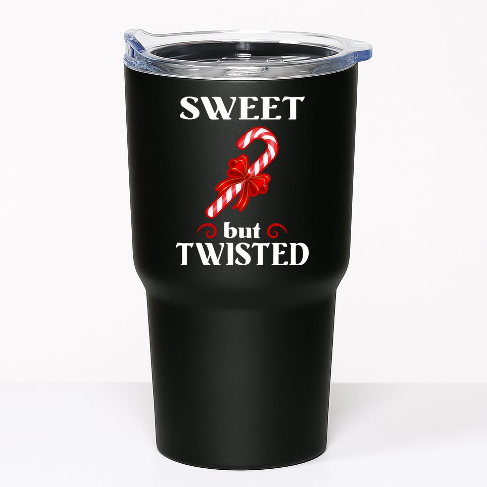 Sweet But Twisted Candy Cane Tumbler