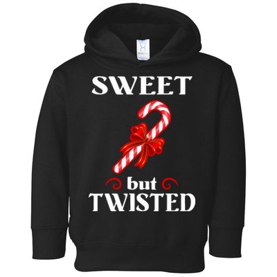 Sweet But Twisted Candy Cane Toddler Hoodie