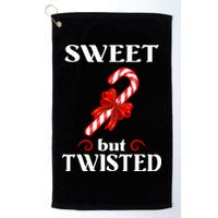 Sweet But Twisted Candy Cane Golf Towel