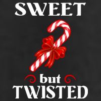 Sweet But Twisted Candy Cane Golf Towel
