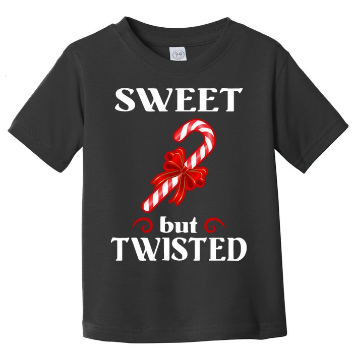 Sweet But Twisted Candy Cane Toddler T-Shirt