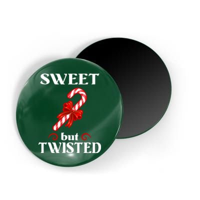 Sweet But Twisted Candy Cane Magnet
