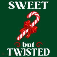 Sweet But Twisted Candy Cane Cooling Performance Long Sleeve Crew