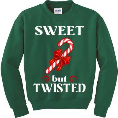 Sweet But Twisted Candy Cane Kids Sweatshirt