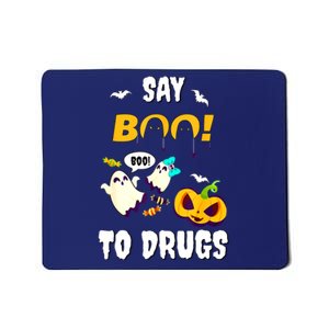 Say Boo To Drugs Red Ribbon Week Awareness Mousepad