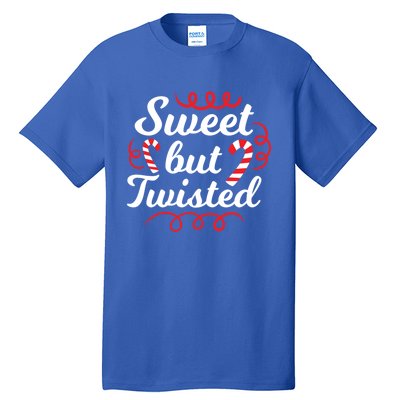 Sweet But Twisted Funny Candy Cane Christmas Gift Tall T-Shirt