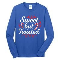 Sweet But Twisted Funny Candy Cane Christmas Gift Tall Long Sleeve T-Shirt