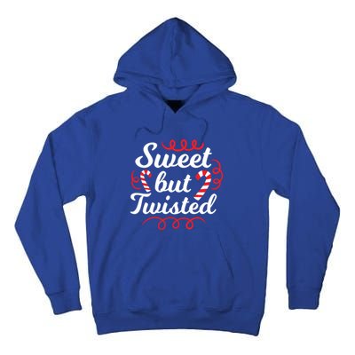 Sweet But Twisted Funny Candy Cane Christmas Gift Tall Hoodie