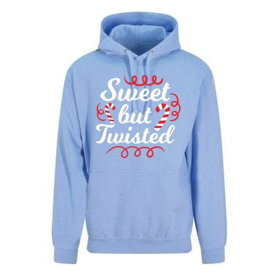 Sweet But Twisted Funny Candy Cane Christmas Gift Unisex Surf Hoodie