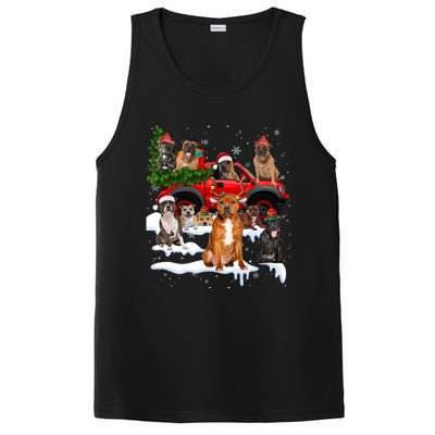 Staffordshire Bull Terrier Red Truck Christmas Tree Santa Gift PosiCharge Competitor Tank