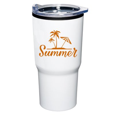 Summer Beach Tropical Vacation Tumbler