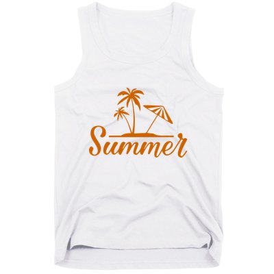 Summer Beach Tropical Vacation Tank Top