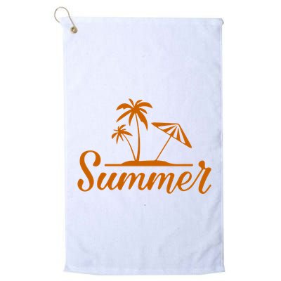 Summer Beach Tropical Vacation Golf Towel