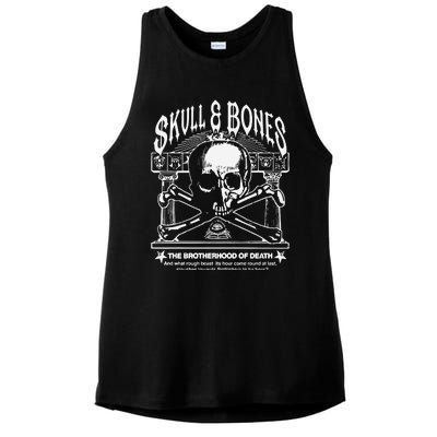 Skull Bones The Brotherhood Of Death Ladies PosiCharge Tri-Blend Wicking Tank