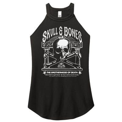 Skull Bones The Brotherhood Of Death Women's Perfect Tri Rocker Tank