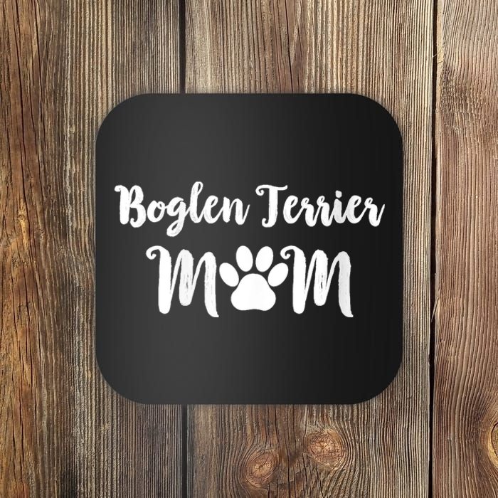 S Boglen Terrier Mom Dog Lover V Neck Coaster