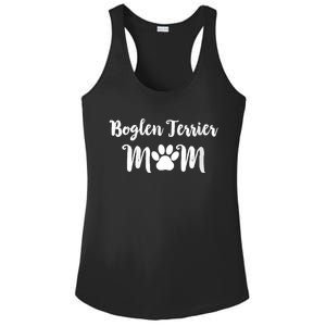 S Boglen Terrier Mom Dog Lover V Neck Ladies PosiCharge Competitor Racerback Tank