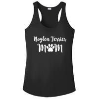 S Boglen Terrier Mom Dog Lover V Neck Ladies PosiCharge Competitor Racerback Tank