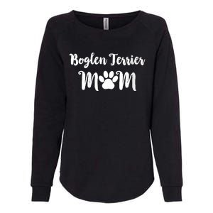 S Boglen Terrier Mom Dog Lover V Neck Womens California Wash Sweatshirt