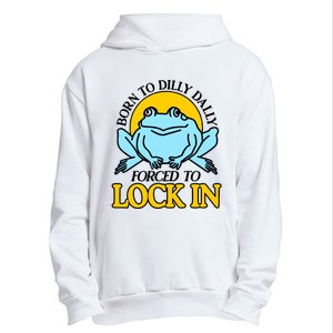 Shitheadsteve Born To Dilly Dally Frog Forced To Lock In New Urban Pullover Hoodie