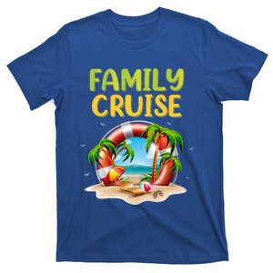 Summer Boat Trip Ship Palm Tree Family Cruise Gift T-Shirt