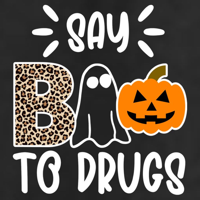 Say Boo To Drugs Awareness Halloween 7 Panel Mesh Trucker Snapback Hat