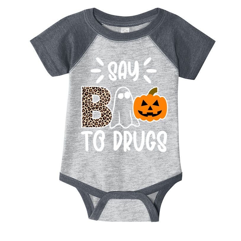 Say Boo To Drugs Awareness Halloween Infant Baby Jersey Bodysuit
