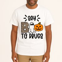 Say Boo To Drugs Awareness Halloween Tall T-Shirt