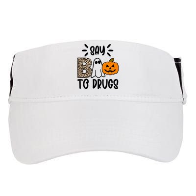 Say Boo To Drugs Awareness Halloween Adult Drive Performance Visor