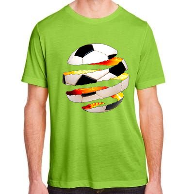 Soccer Ball Tear Adult ChromaSoft Performance T-Shirt