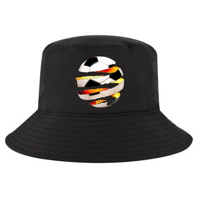 Soccer Ball Tear Cool Comfort Performance Bucket Hat