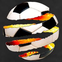 Soccer Ball Tear 7 Panel Mesh Trucker Snapback Hat